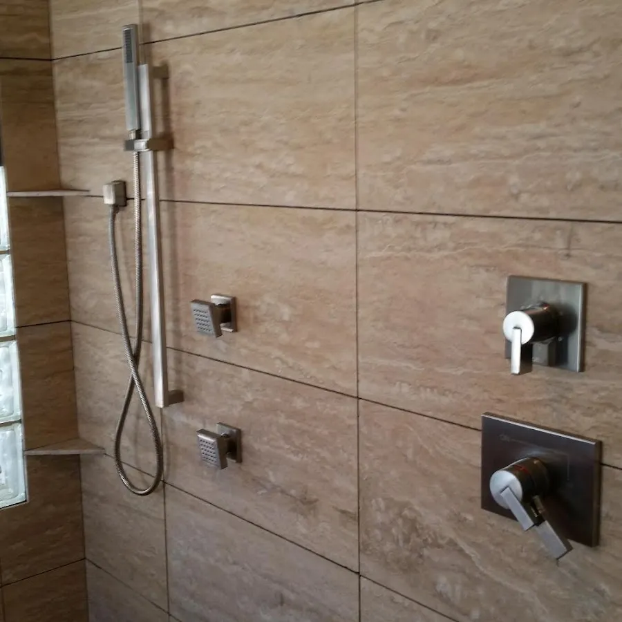 Shower fixture installation for Frozen Pipe Repair in Lloyd